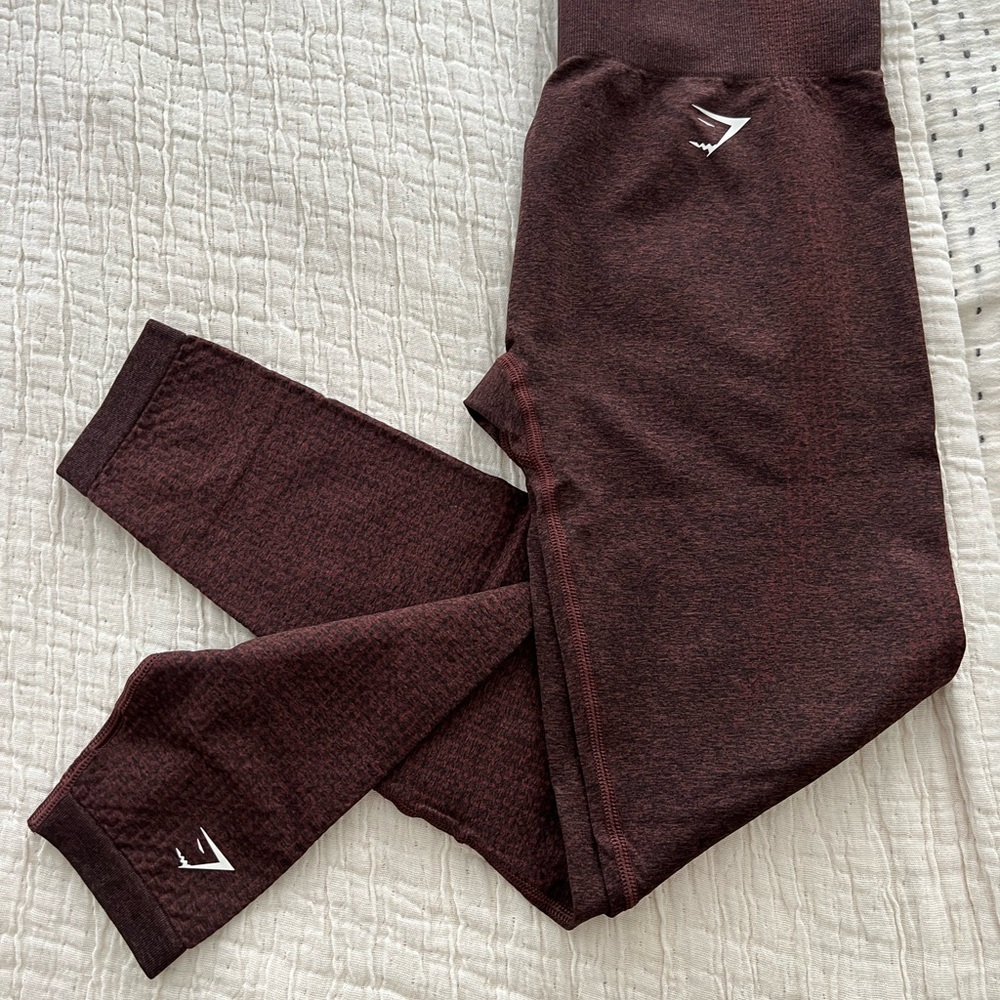 Gymshark Brown Leggings Compression Fit